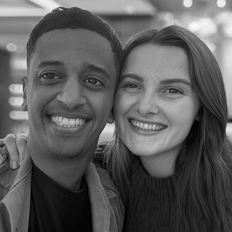 Headshots of George & Izabelle Meressa